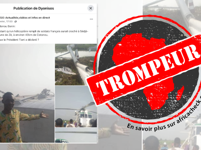 Capture d'écran de la publication