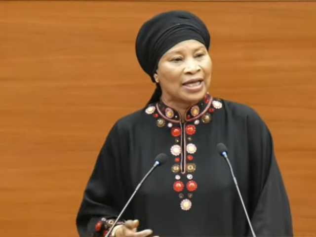 Aïssata Tall Sall à la Tribune de l'Assemblée nationale sénégalaise, le 14 mars 2025.  © YouTube sanslimitessn.com