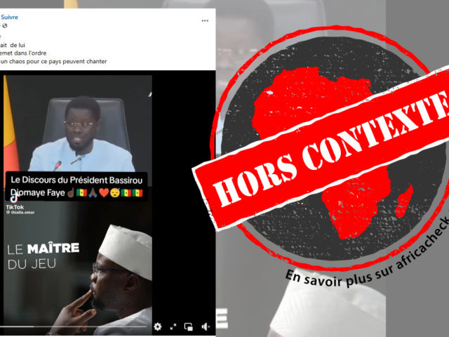 Capture d'écran de la publication