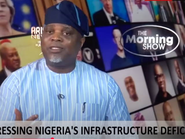 A screengrab of Tope Fasua, the economic adviser to Nigerian president Bola Tinubu, in July 2025. 