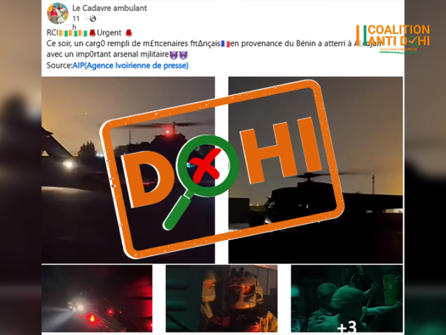 Capture d'écran de la publication