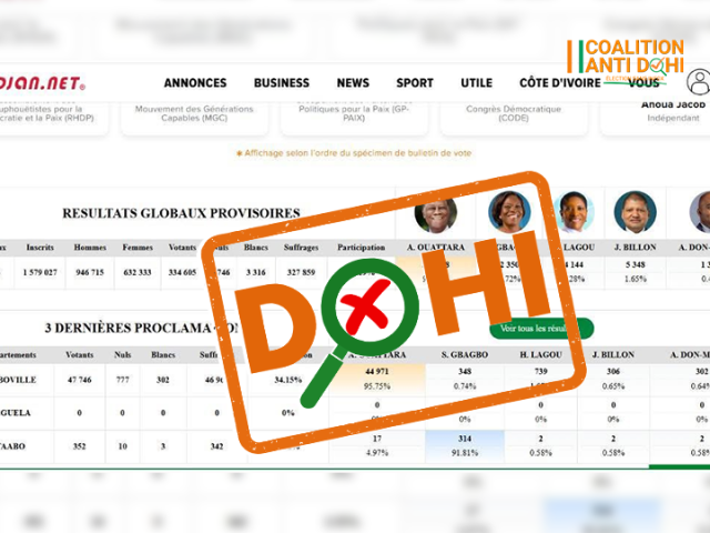 Capture d'écran de la publication