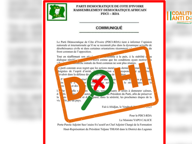 Capture d'écran de la publication examinée