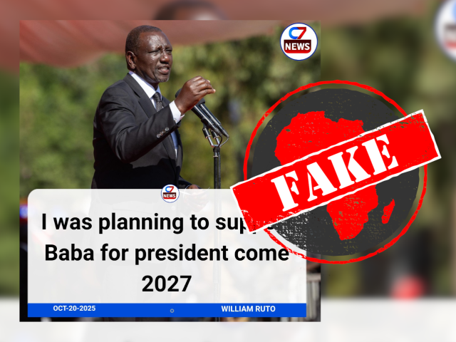 Graphic falsely claims Kenya’s Ruto planned to support late opposition veteran Odinga’s 2027 bid for president