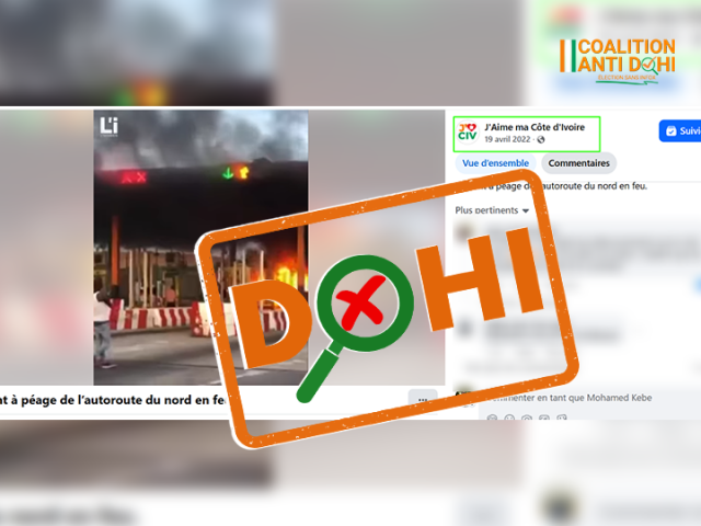 Capture d'écran de la publication