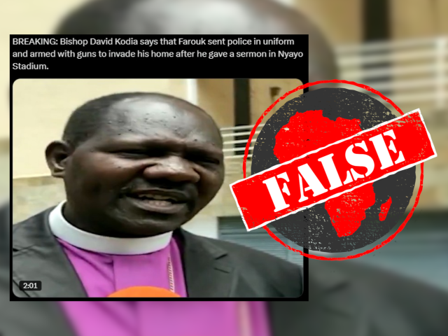No, police did not raid Kenyan bishop’s home after sermon at Raila Odinga’s funeral