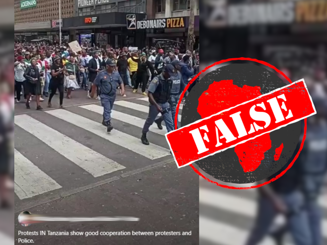 Video shows crowd marching after child died in South Africa, not post-election protests in Tanzania