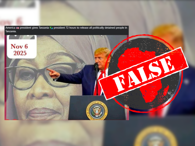 No evidence US president Trump gave his Tanzanian counterpart 72 hours to release all political detainees