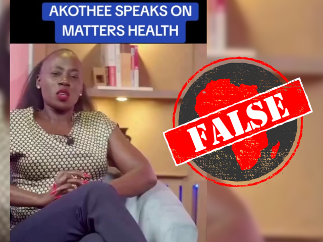 Ignore manipulated video of Kenyan musician Akothee endorsing joint pain remedy