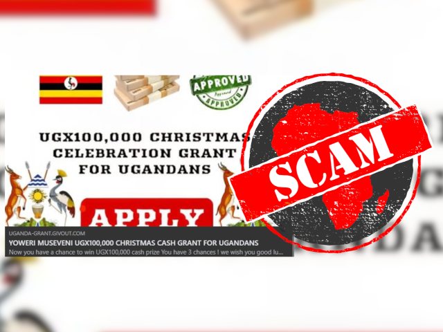 Ignore Facebook posts claiming Ugandan president is giving out USh100,000 Christmas grants