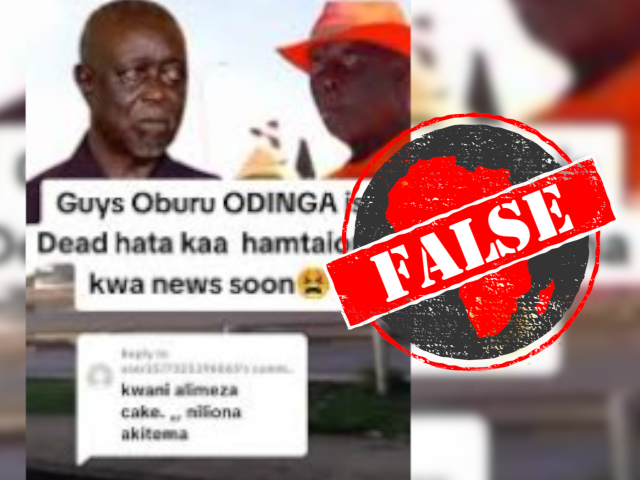 Ignore rumours claiming Oburu Oginga, brother of late Kenyan politician Raila Odinga, has also died