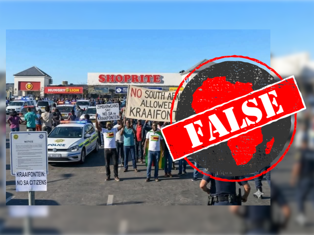 Photos of ‘No South Africans allowed’ protest in Kraaifontein faked with AI, no such incident took place