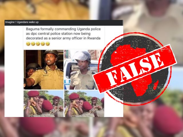 Missing context: Old photos used to claim that Ugandan police officer also serves in Rwanda’s army