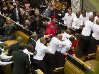Security forces being deployed in South Africa's parliament