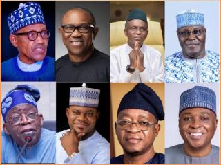 Montage of Nigerian politicians